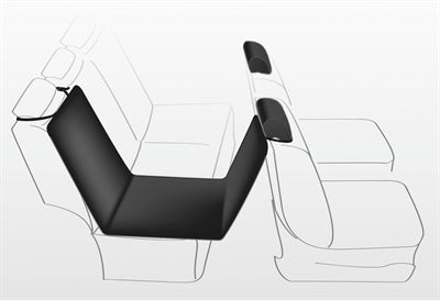 Trixie Autodecke Baumwolle / Polyester Schwarz