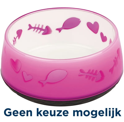 Trixie / Wasserschale Fisch / Herz Kunststoff / Gummiring Sortiert