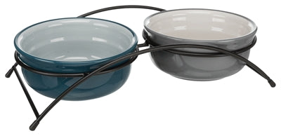 Trixie Keramik / Metall Petrol / Grau