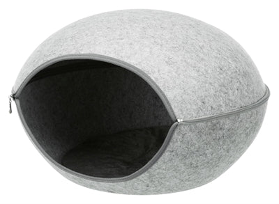 Trixie Relax-Igloo Luna Filz Hellgrau