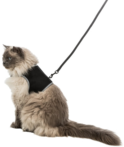 Trixie Softgeschirr Katze Mit Leine Schwarz