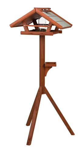 Trixie Natura Tränke Mit Ständer Und Silo Kiefer Braun