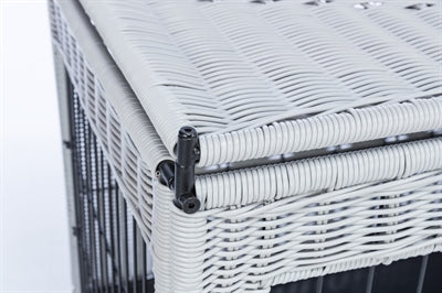 Trixie Home Zwinger Polyrotan Hellgrau