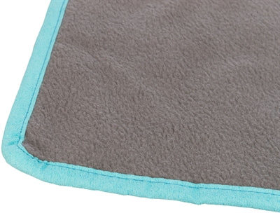 Trixie Fleece Blanket Hutch Und Nagetierkäfig Grau/Türkis