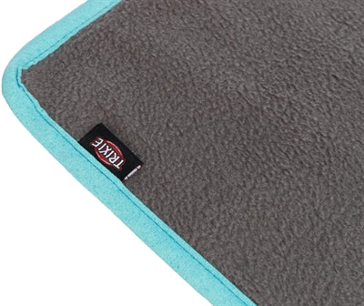 Trixie Fleece Blanket Hutch Und Nagetierkäfig Grau/Türkis