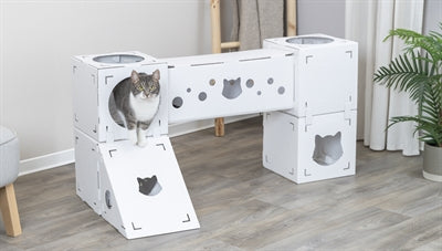 Trixie Katze Möbel Finca Felice Karton Weiss