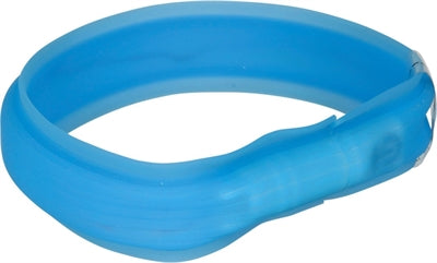 Trixie Leuchtendes Halsband Hund Usb Blitzlicht Wiederaufladbar Blau
