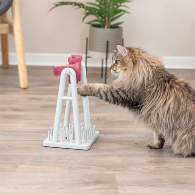 Trixie Katze Aktivität Umdrehen Denken Spiel Weiss/Rosa