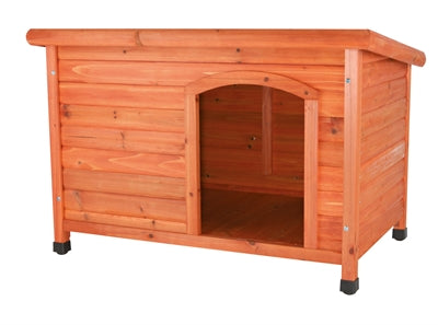 Trixie Hundehütte Trixie Natura Classic Mit Flachdach Braun