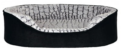 Trixie Hundekorb Lino Memoryfoam Schwarz / Grau