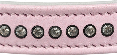 Trixie Hundehalsband Active Comfort Mit Strasssteinen Leder Rosa