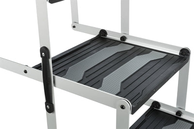 Trixie-Klappleiter 4-Teilig Aluminium / Kunststoff / Tpr Bis 75 Kg