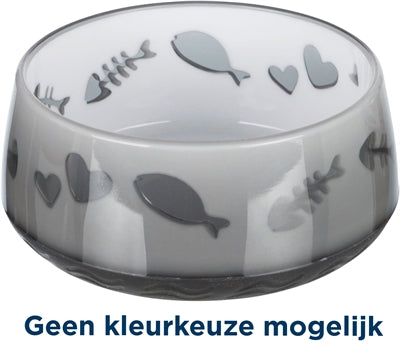 Trixie / Wasserschale Fisch / Herz Kunststoff / Gummiring Sortiert