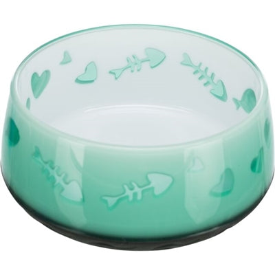 Trixie / Wasserschale Fisch / Herz Kunststoff / Gummiring Sortiert