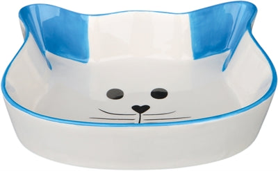 Trixie Futterschale / Wasserschale Katzenkopf Mit Gesicht Keramik Sortiert
