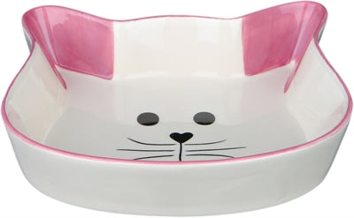 Trixie Futterschale / Wasserschale Katzenkopf Mit Gesicht Keramik Sortiert