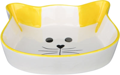 Trixie Futterschale / Wasserschale Katzenkopf Mit Gesicht Keramik Sortiert
