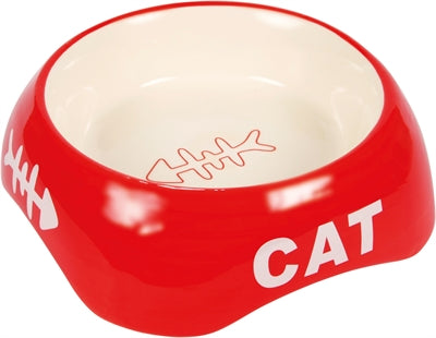 Trixie / Wasserschale Katze Fischgräte Keramik Assortiert