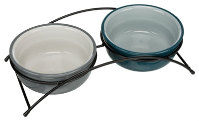 Trixie Keramik / Metall Petrol / Grau