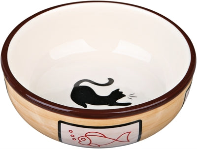 Trixie Futterschale / Wasserschale Katze / Fisch Keramik Sortiert
