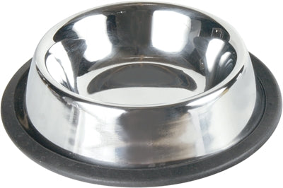 Trixie / Wasserschale Aus Edelstahl / Gummiring