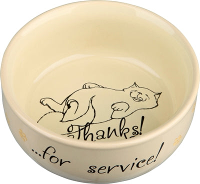 Trixie / Wassernapf Danke Für Den Service Keramiksortiment