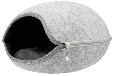 Trixie Relax-Igloo Luna Filz Hellgrau