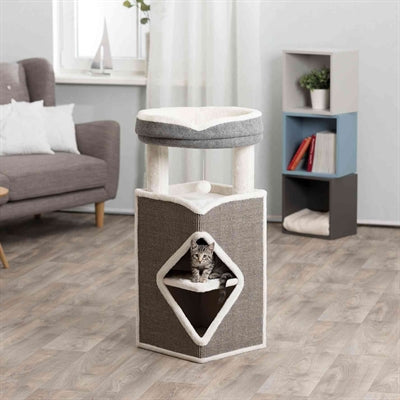 Trixie Katzen Turm Arma Grau / Weiss