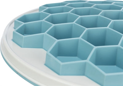 Trixie Slowfeeding Platehive Kunststoff / Tpr / Tpe Grau / Blau