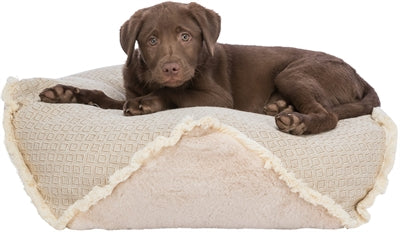 Trixie Hund Kissen Boho Eckig Beige