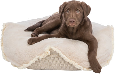 Trixie Hund Kissen Boho Eckig Beige