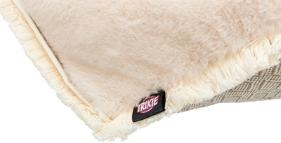 Trixie Hund Kissen Boho Eckig Beige