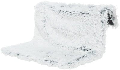 Trixie Hängematte Harvey Langhaar Plüsch / Velours Weiss Schwarz