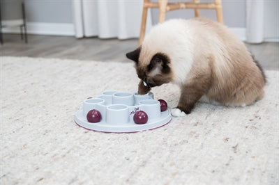 Trixie Katze Aktivität Fünfeck Weiss / Bordeaux