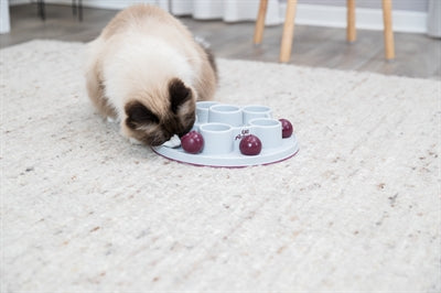 Trixie Katze Aktivität Fünfeck Weiss / Bordeaux