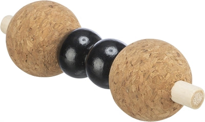 Trixie Citystyle Katze Spielzeug Hantel Kork Holz