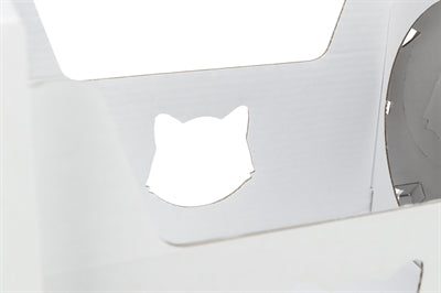 Trixie Katzenmöbel Casa Cara Karton Weiss