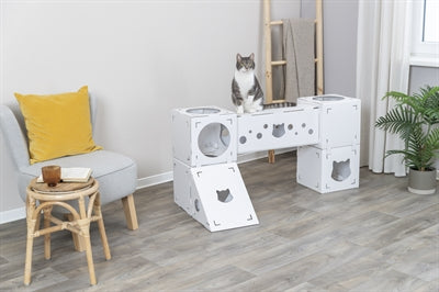 Trixie Katze Möbel Finca Felice Karton Weiss