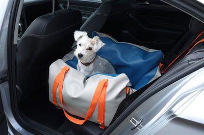 Markenlos Autositz / Babytragetasche Hundekorb Beige / Blau / Orange
