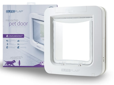 Sureflap-Katzenklappen-Mikrochip Weiss
