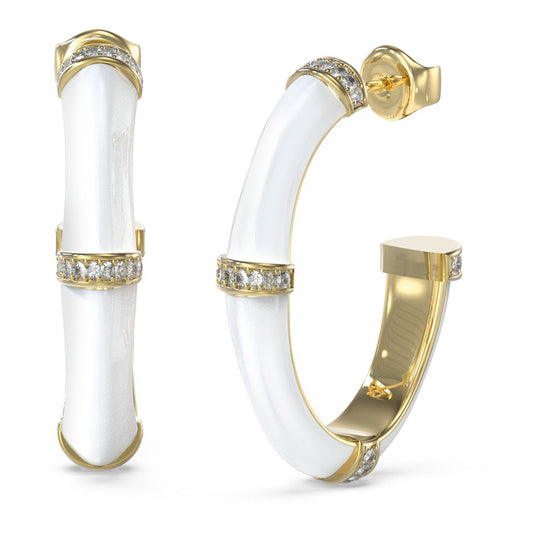 Guess Damen Ohrstecker JUBE05156JWYGWHTU