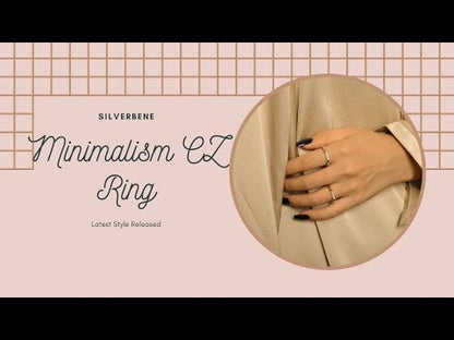 CZ 925 Sterling Silber Ring Mikro Einstellung