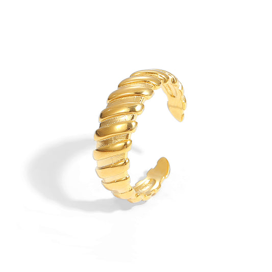 Mode Outfit Street Style Gear 925 Sterling Silber Verstellbarer Ring