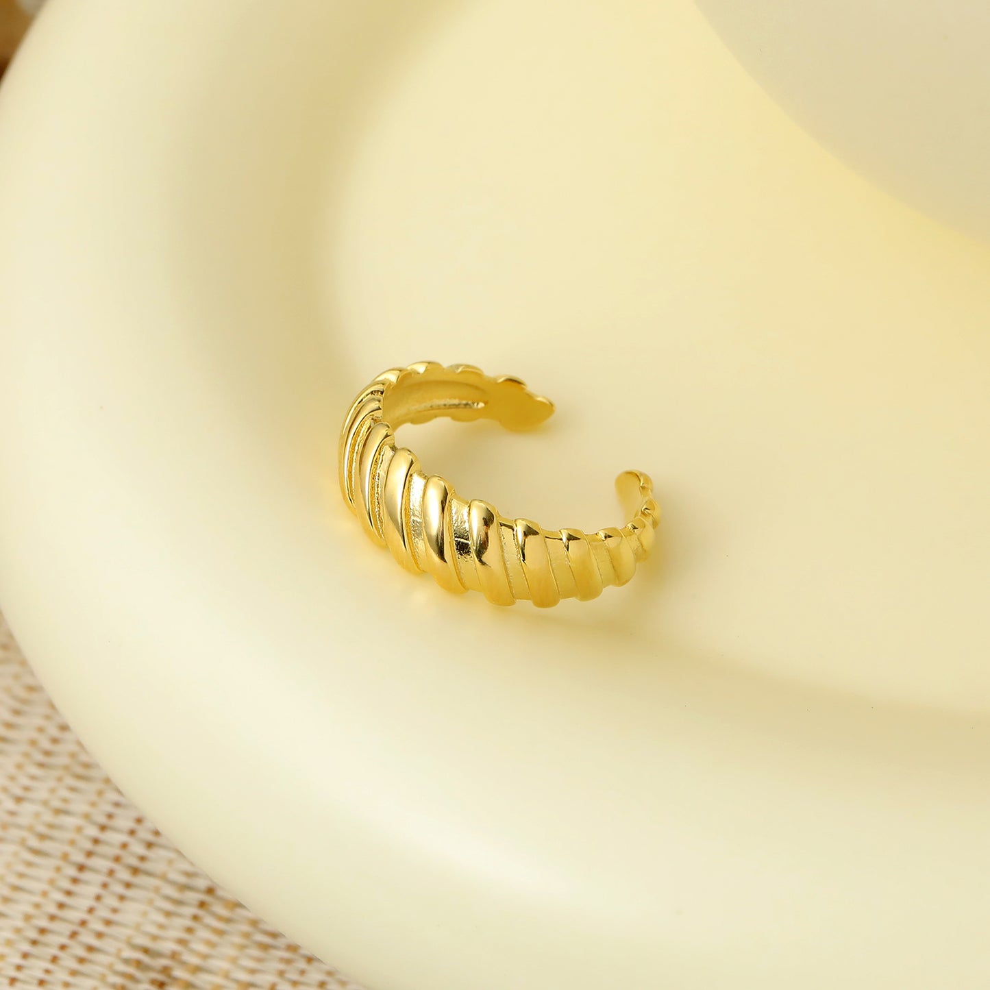 Mode Outfit Street Style Gear 925 Sterling Silber Verstellbarer Ring